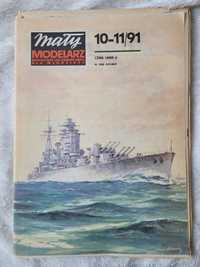 Mały modelarz 10-11/91. Pancernik Rodney.