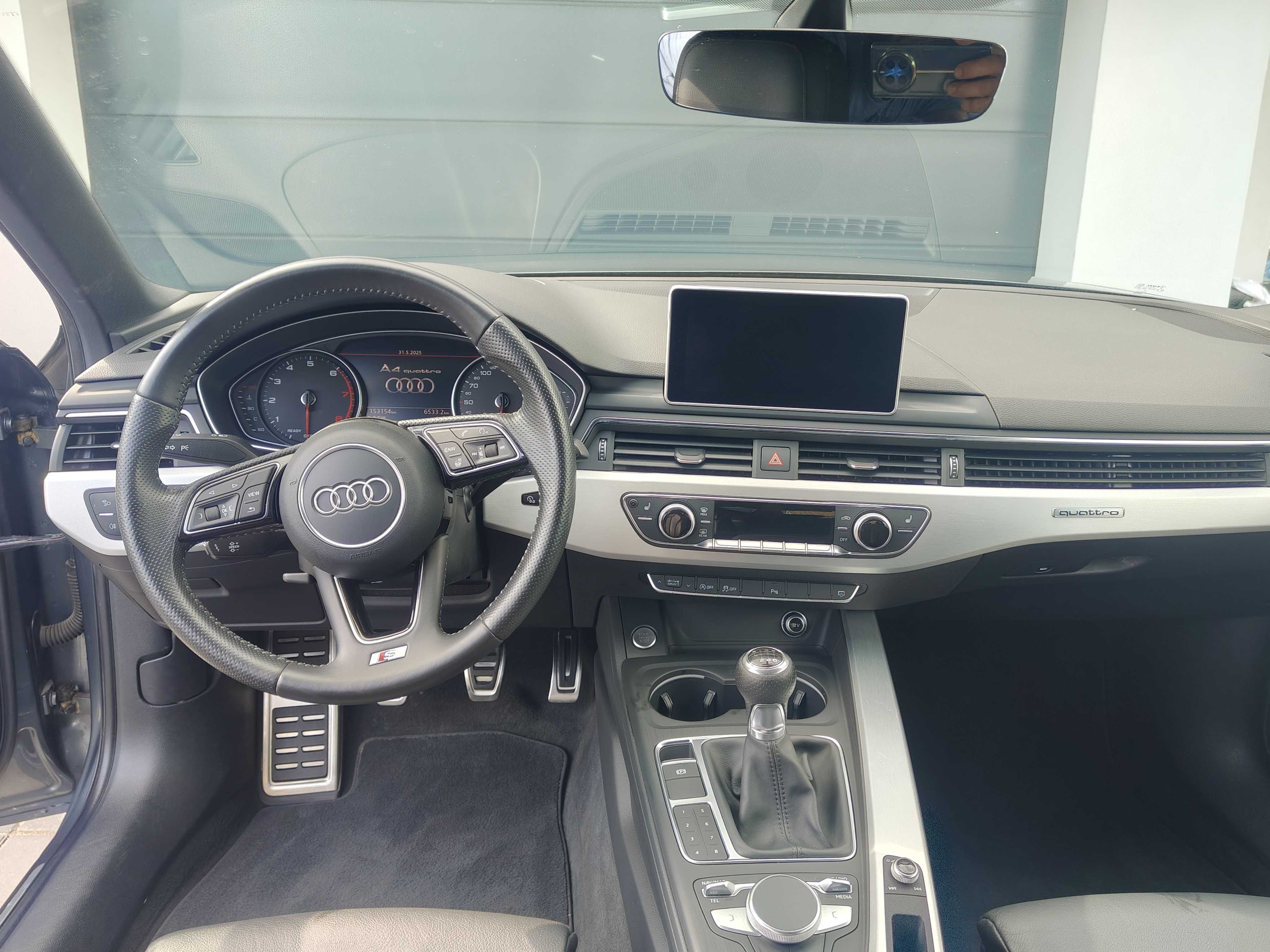 Audi A4 B9 Quattro S-line 2.0 252 km 2017 manual