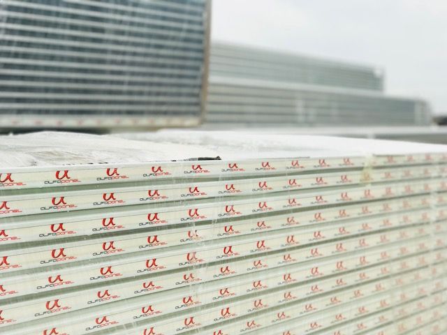 Blacha z filcem antyskroplina trapezowa dachowa T18 kolor RAL7016