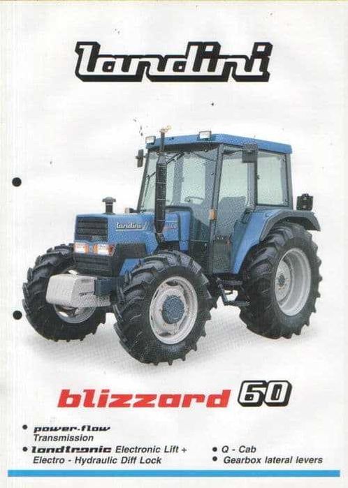Landini Blizzard Instrukcja obsługi
