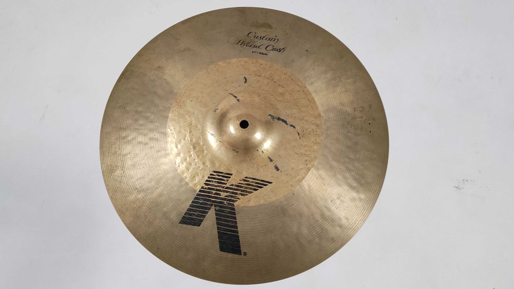 Talerz do perkusji Zildjian K Custom Hybrid Crash 17" - uszkodzony