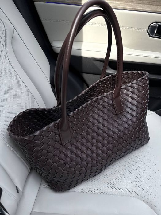 Сумка плетена під бренд Bottega
