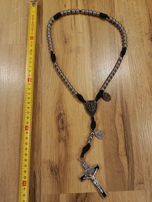 Różaniec męski  linka Paracord 10mm