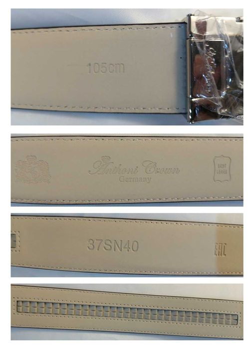 Anthoni Crown Cinto homem castanho Tam 105 (234)