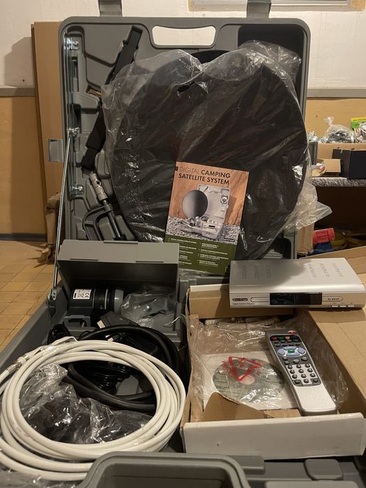 Antena satelitarna camper