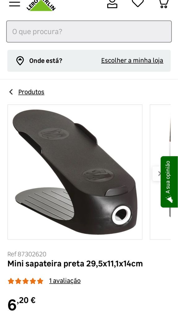 Sapateiras individuais para roupeiro