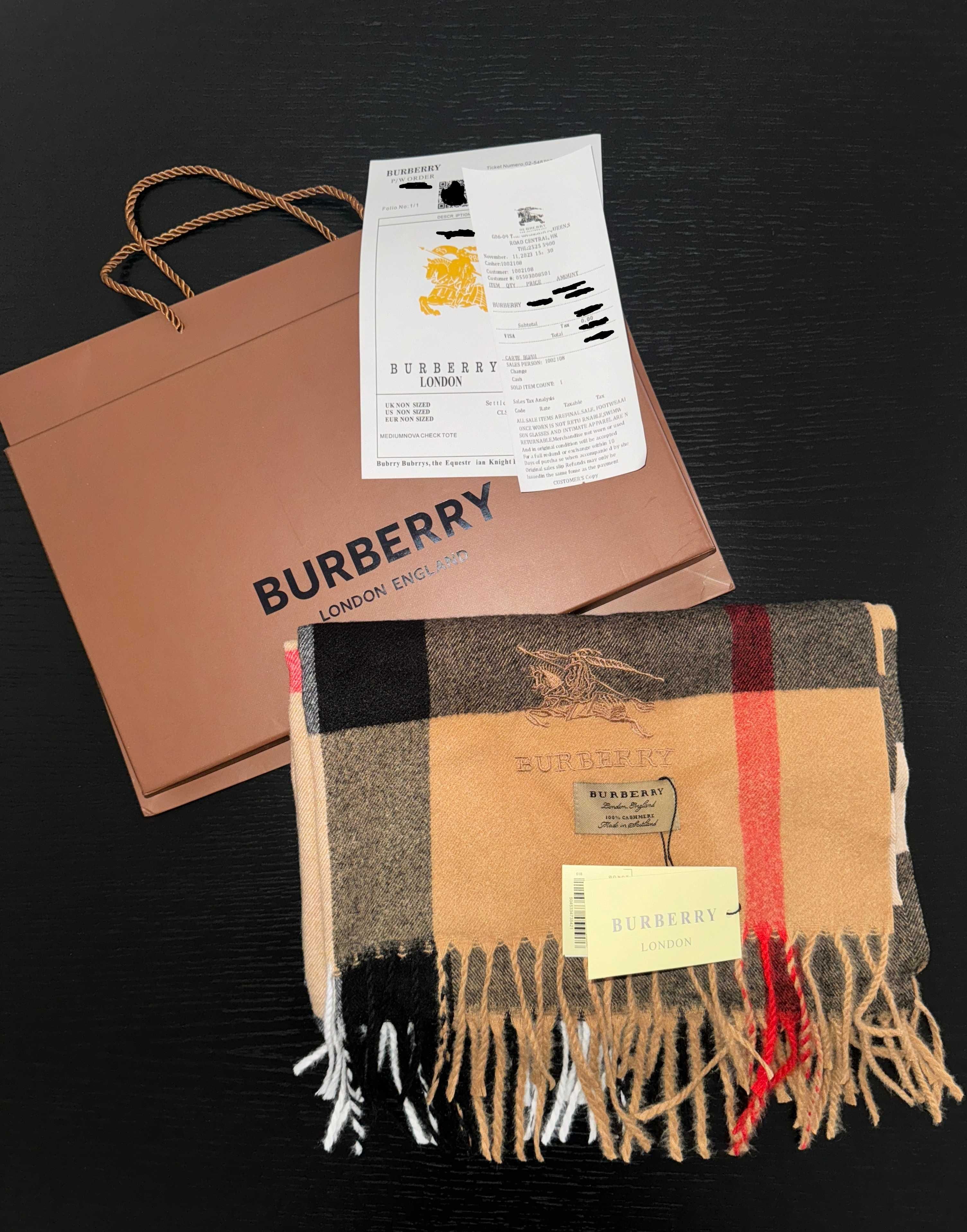 Cachecol Burberry (c/fatura)