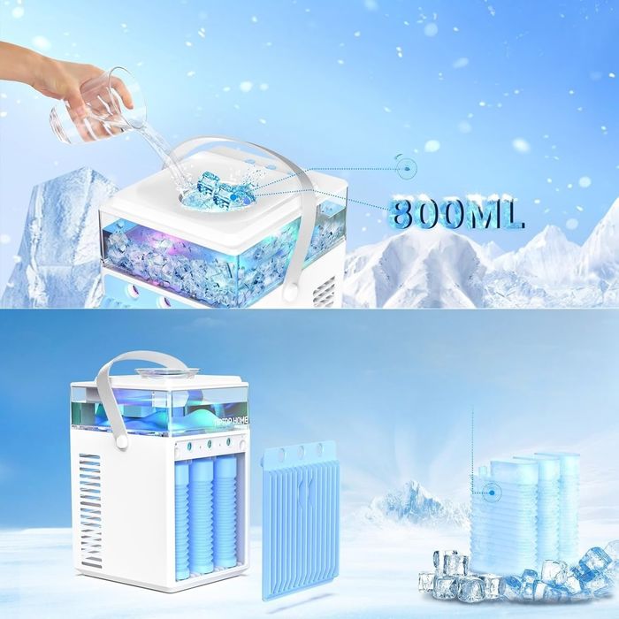 Mobilny klimatyzator nawilżacz, 5 w 1