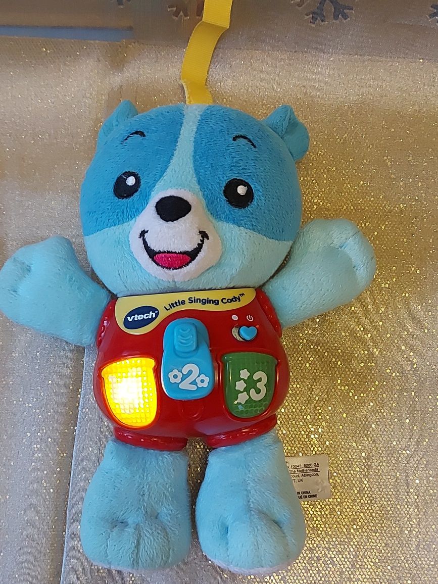 Vtech jęz ang Śpiewający edukacyjny maly miś Cody dla 3-18 m