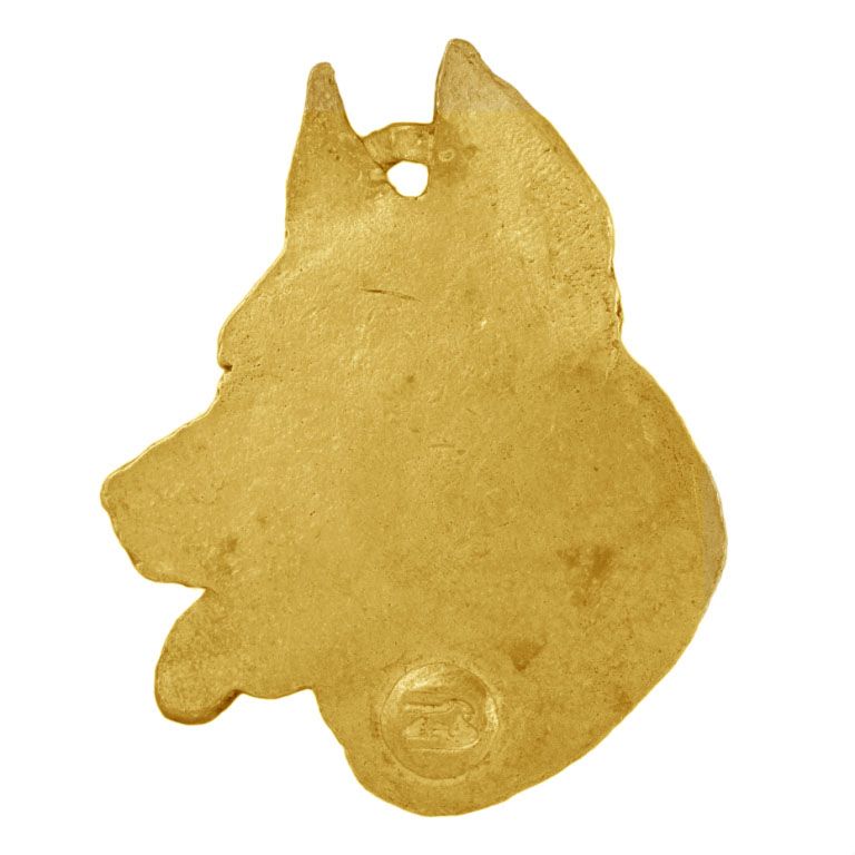 Owczarek francuski Beauceron brelok pozłacany Art-Dog