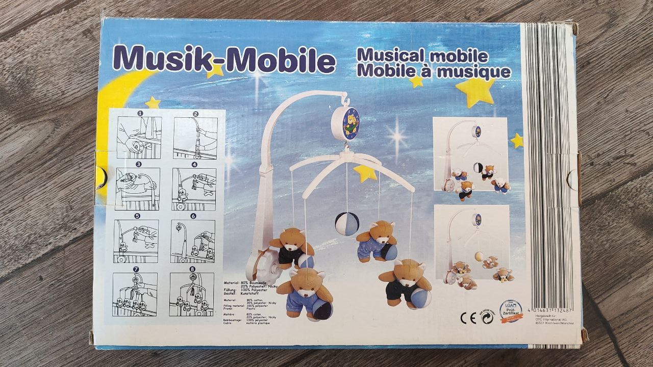 Музичний мобіль дитячий