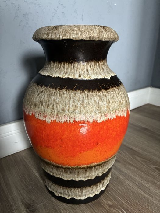 Scheurich 290-34 wazon Fat Lava design vintage 70s