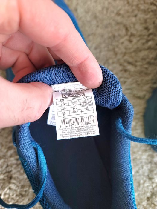 NIKE, KALENJI р 44-45 Франція Орігинал! Бігові, трекінгові кросівки
