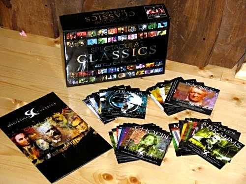 40 CD Spectacular Classics zestaw płyt muzyka klasyczna