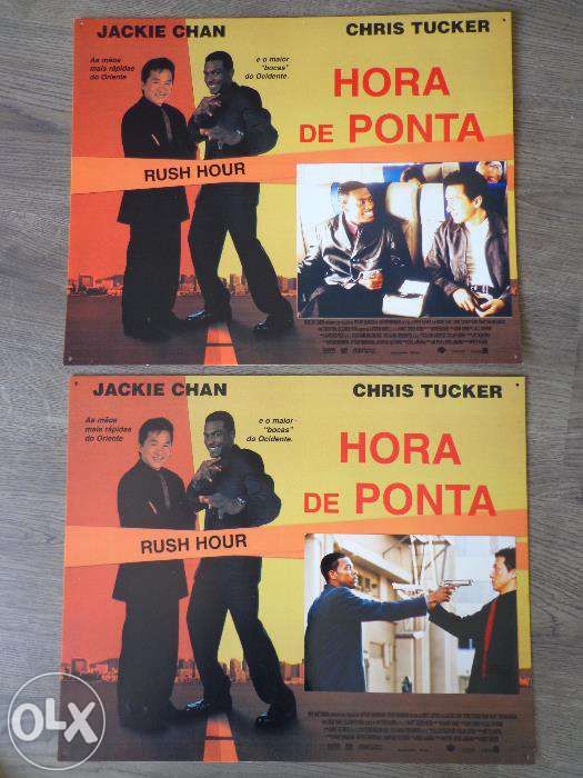 Cartaz de cinema antigo filme - Hora de ponta