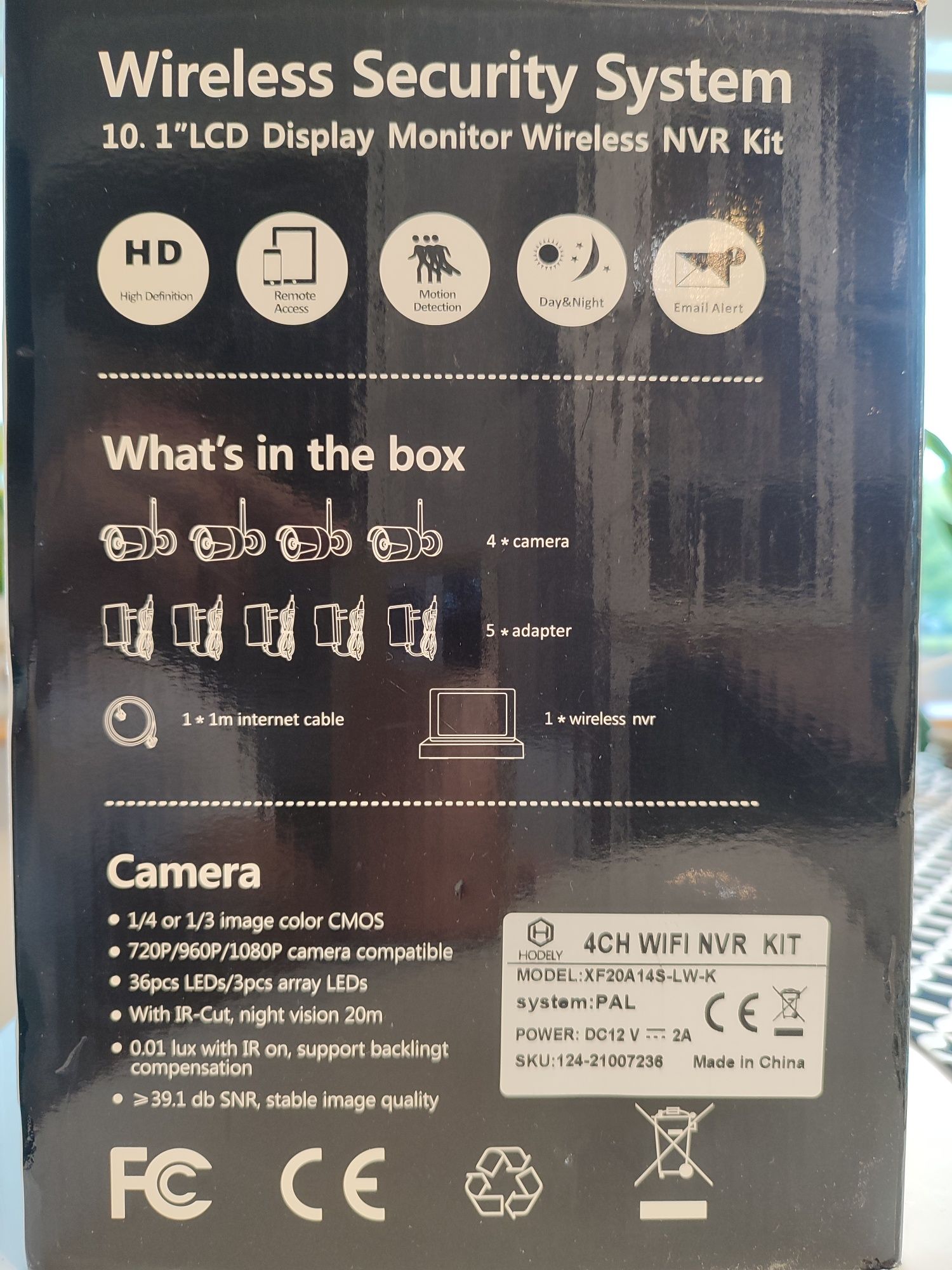 NVR Kit. Monitoring. 1TB.4xIPCam.