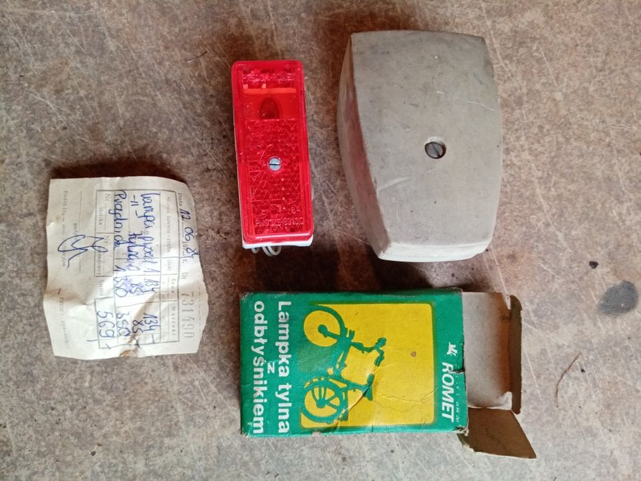 Romet Wigry Kadet flaming itp lampka tył nowa orginal unikat