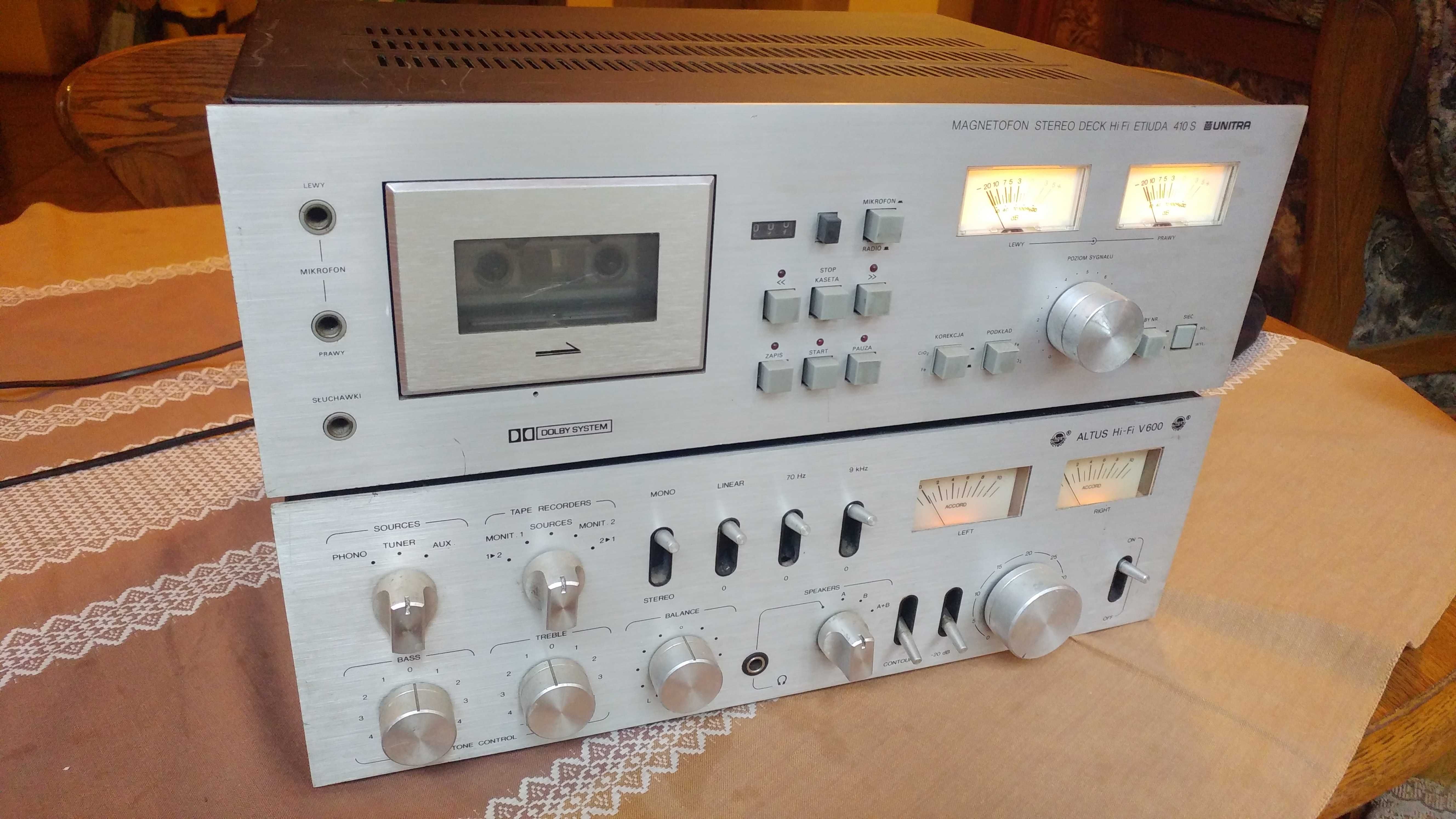 Wzmacniacz Altus Hi-Fi V 600. 2 x 65 W. Wersja eksportowa