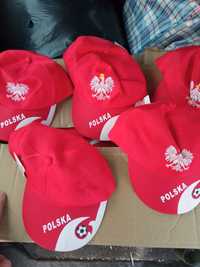 Sprzedam zestaw czapek Polska 5 sztuk