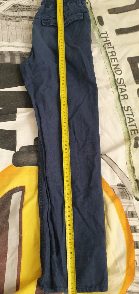 Palomino lniane spodnie chłopięce 134cm