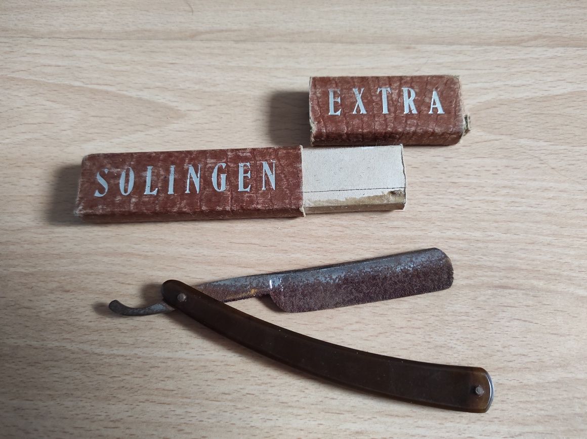 Вінтажна небезпечна бритва Solingen