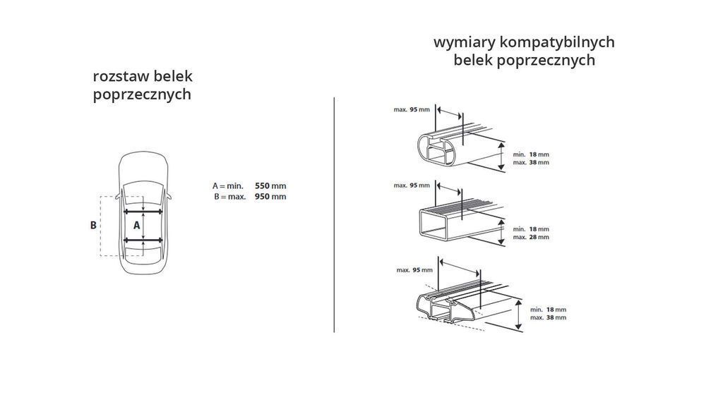 Bagażnik Hapro Trivor 440 Box dachowy czarny matowy