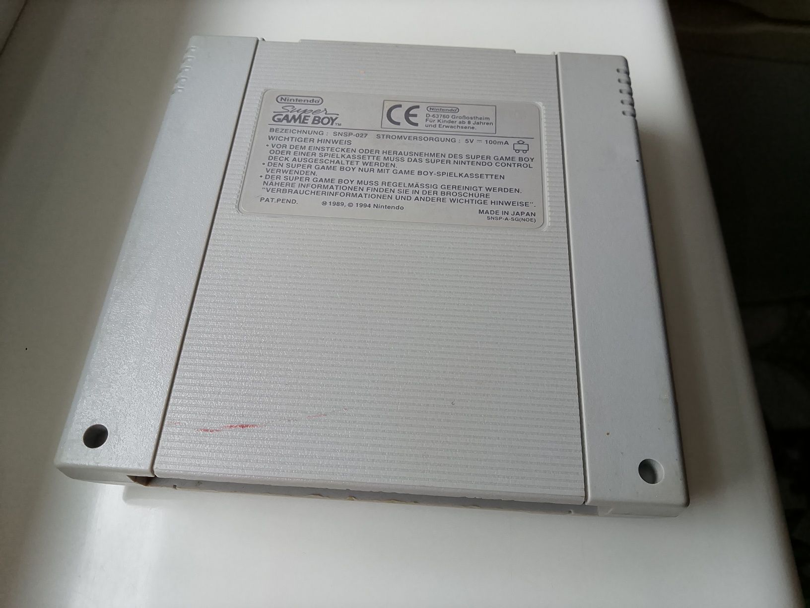 Adapter Super game boy super NES