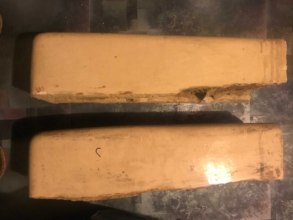 Nogi pieca kaflowego 54cm 2 szt.