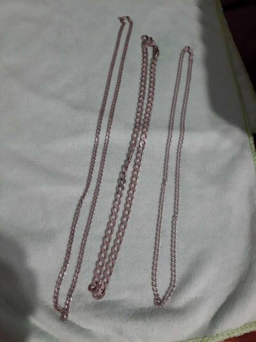 Продам ланцюжки чоловічі срібні 925 проби у асортименті (дет в описі)