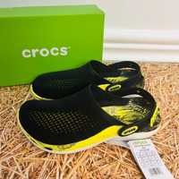 New кроксы Crocs супер новинка LiteRide 360 Clog Black Citrus купить