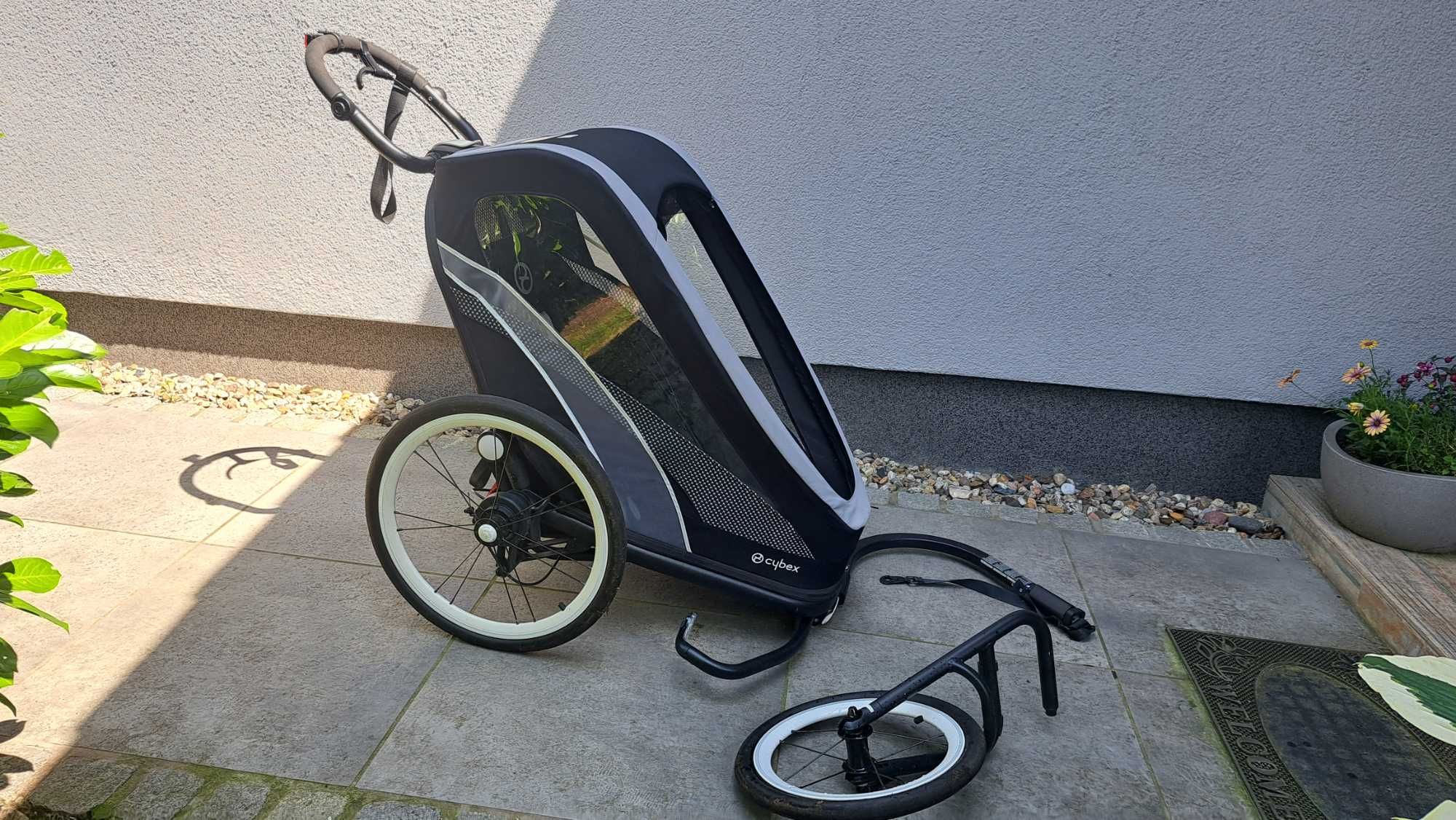 Cybex Zeno -  przyczepka rowerowa + wózek biegowy