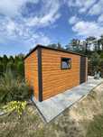 Schowek ogrodowy 4x3m dwa kolory