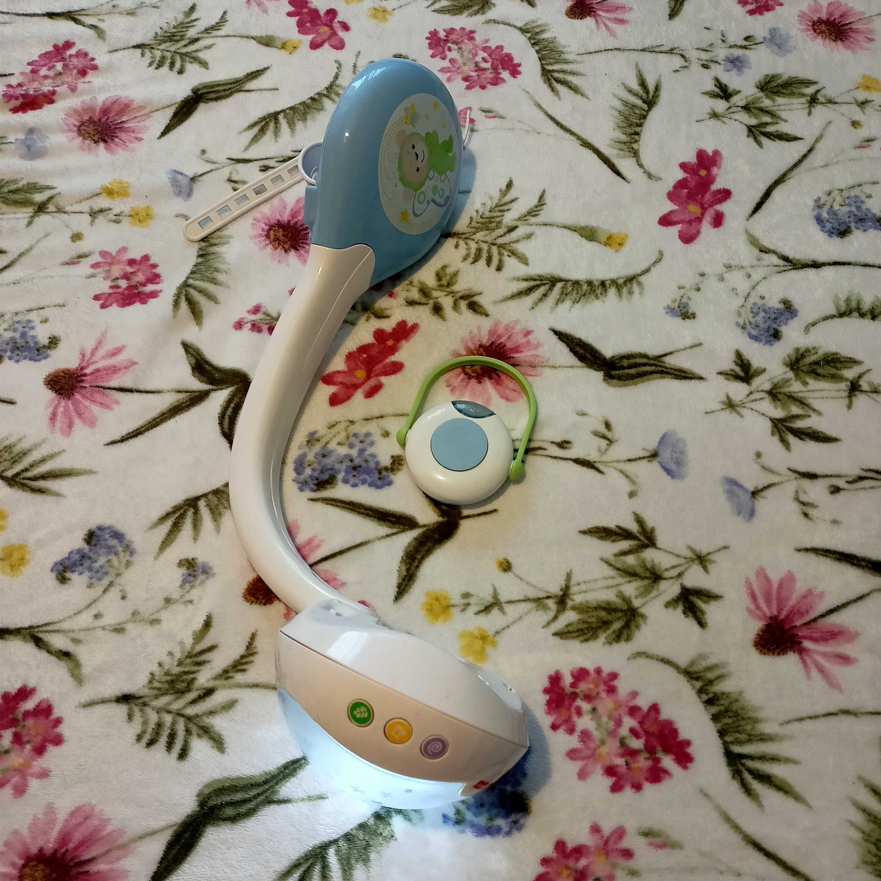 Karuzela Fisher Price z projektorem gwiazd i pilotem