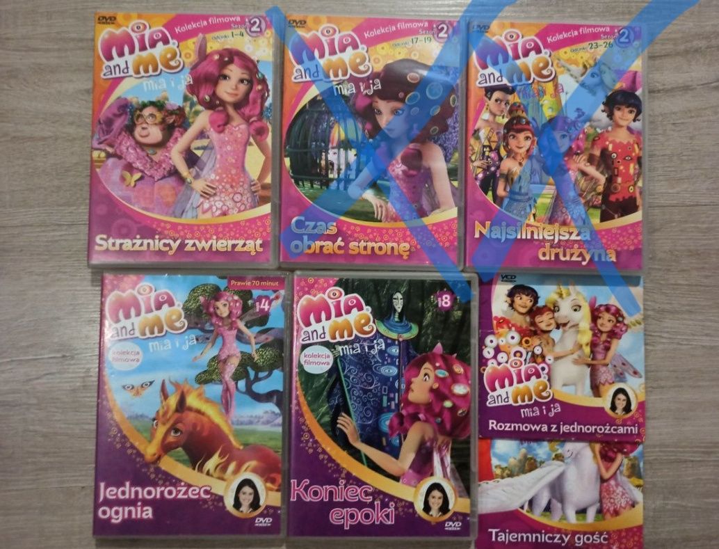 Mia and Me odcinki Dvd + Vcd 5 sztuk