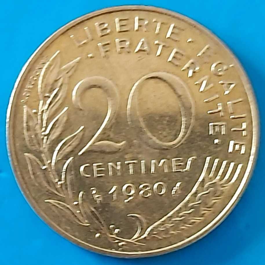20 Cêntimos de 1980 de França