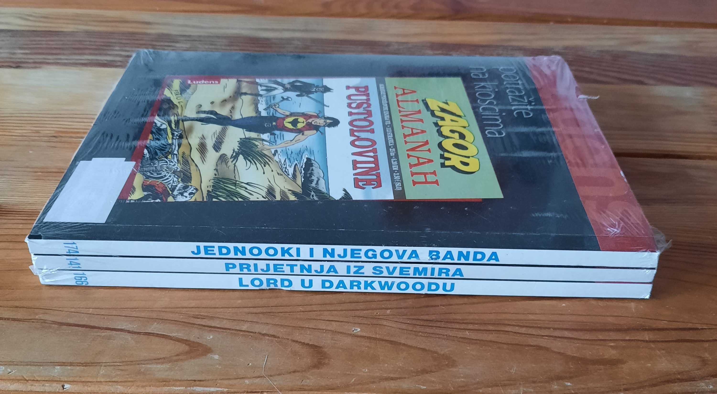 Lord u Darkwoodu Zagor komiks chorwacki 3 tomy