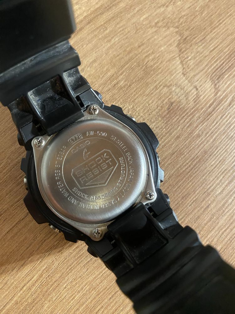 Zegarek Casio G-shock AW-590 czarny