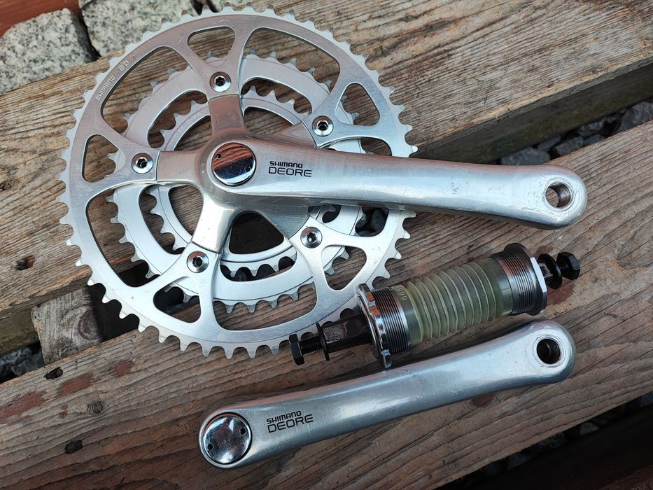 Korba rowerowa Shimano Deore DX MT60 170mm + Tange Retro MTB