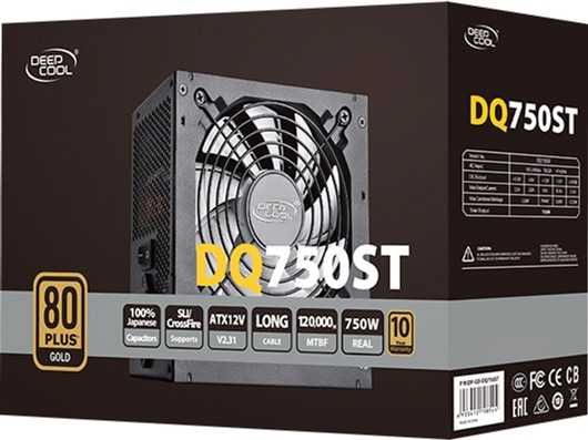 Блок живлення DeepCool Quanta 750W (DQ750 ST) 80 PLUS Gold