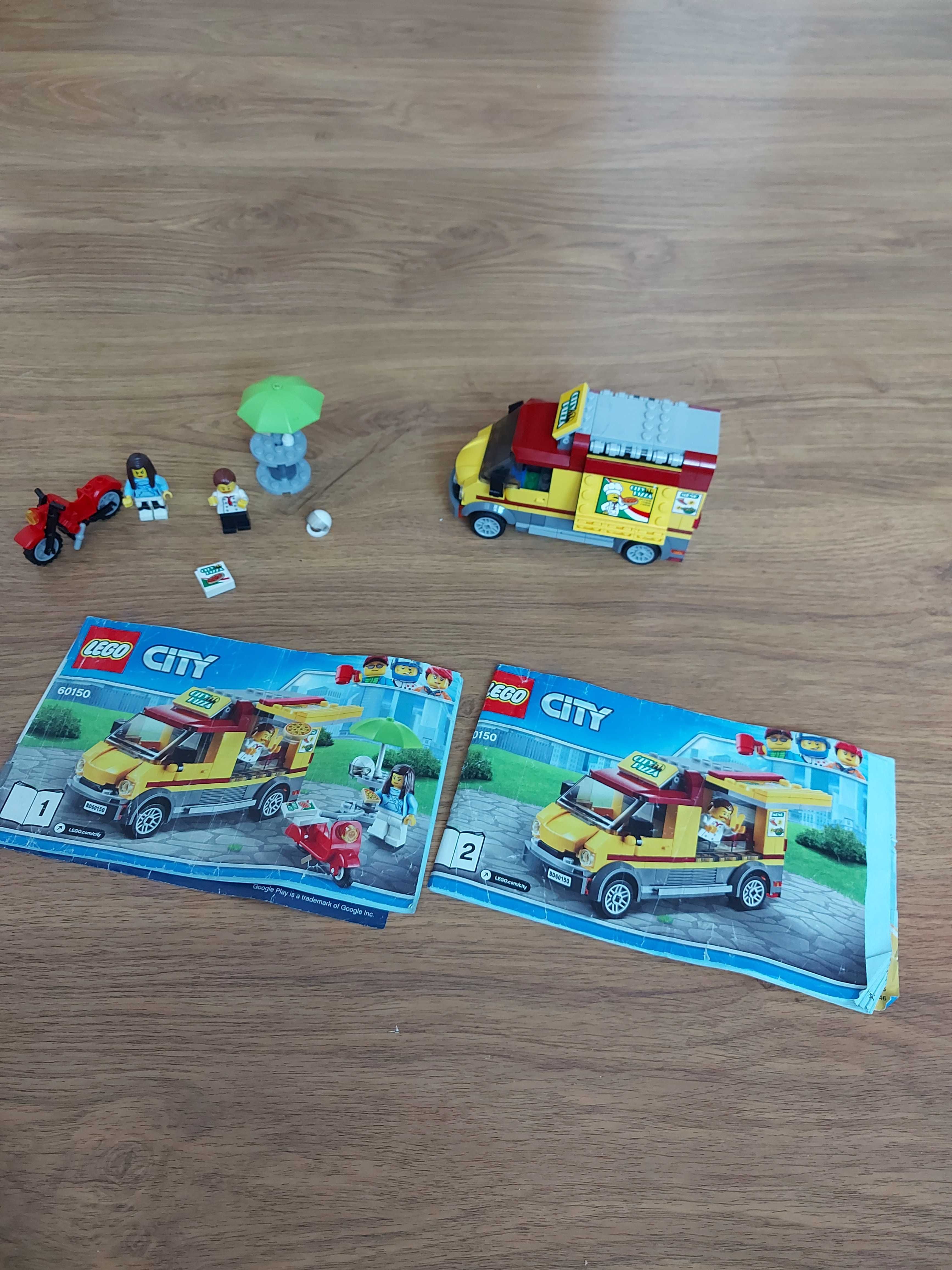 Lego City 60150 Foodtruck z pizzą. Lego pizza