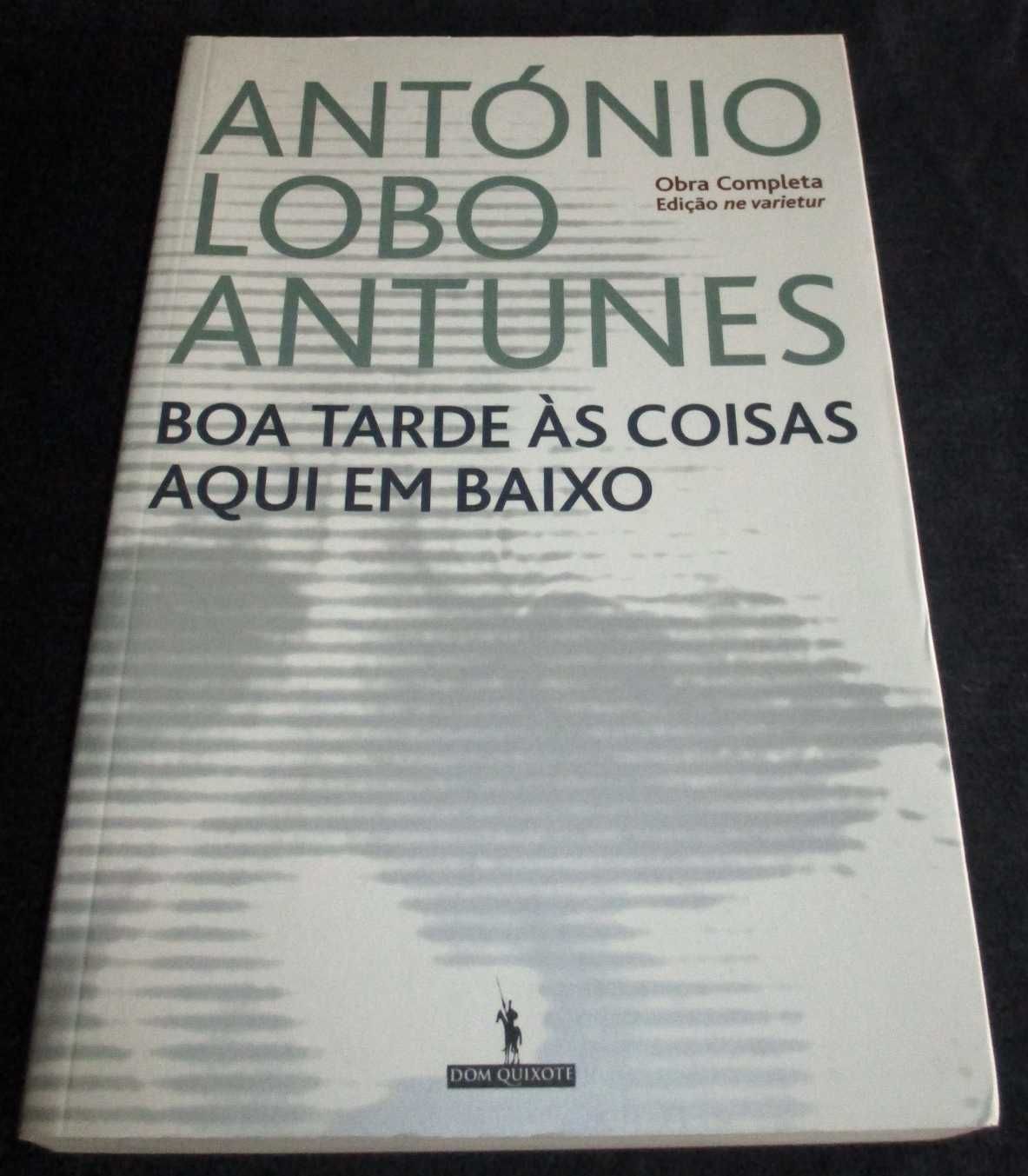 Livro Boa Tarde às Coisas Aqui em Baixo António Lobo Antunes