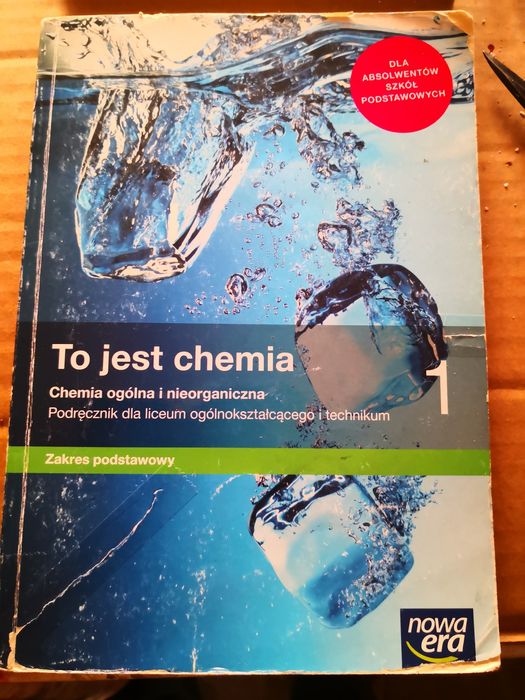 To jest chemia, podręcznik zakres podst liceum technik