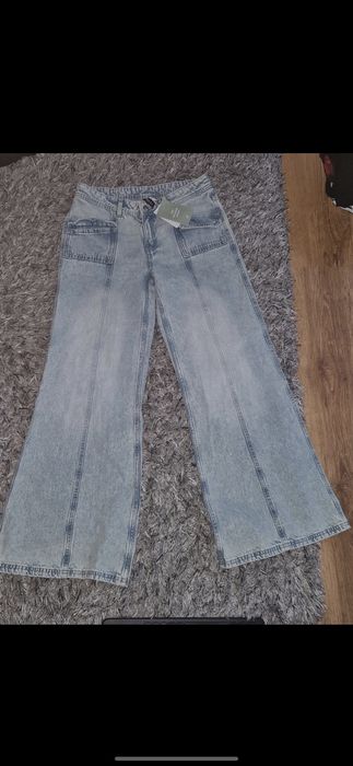 NOWE spodnie jeans jasny niebieski h&m rozmiar 36 nowe z metką