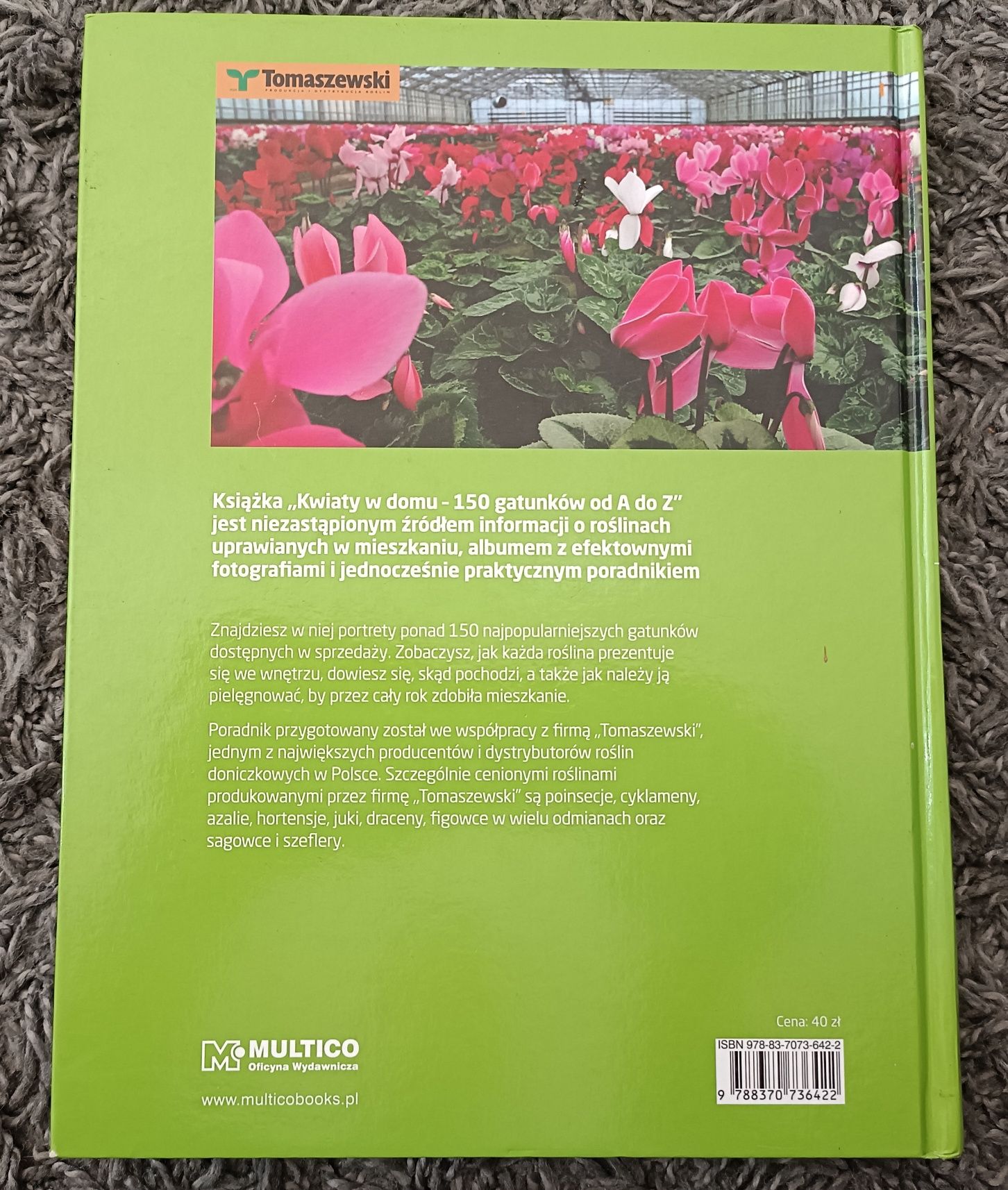 Kwiaty w domu/150 gatunków od A do Z/Ciereszko/Rak/Oprawa Twarda/Nowa