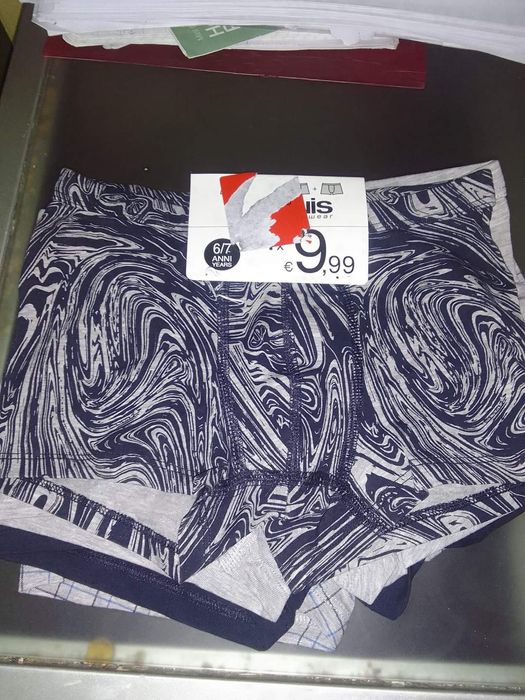 Boxers e cuecas menino 6 /7 Anos