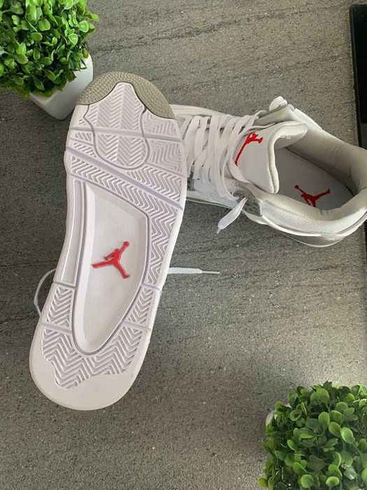 Buty koszykówki Jordan_4_Retro_white_Oreo_ Rozmiar 38