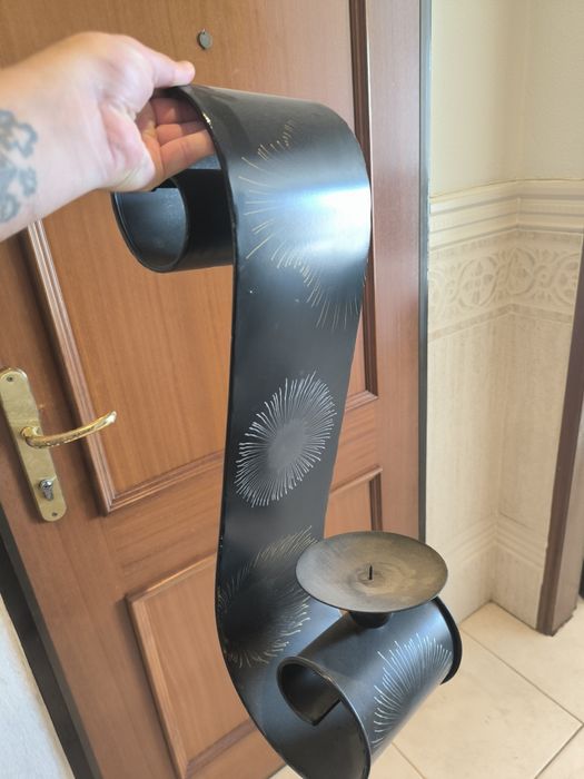 Dois castiçais grandes top