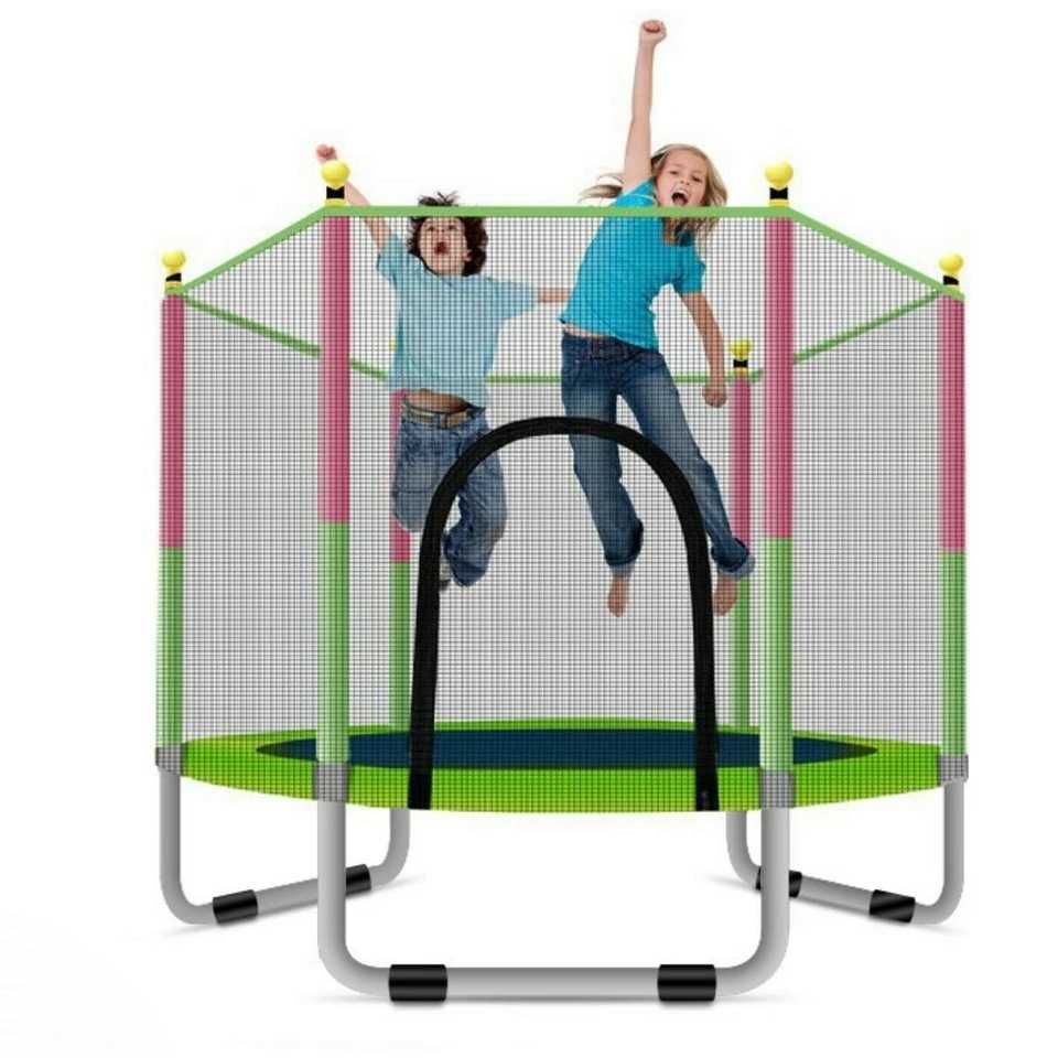 Trampolina, trampolina dla dzieci z siatką ochronną