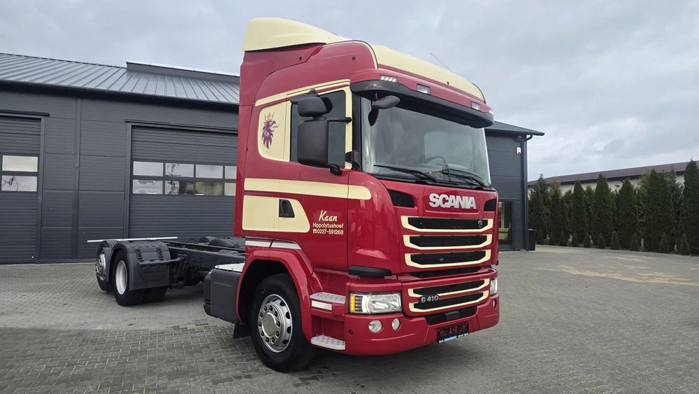 Scania G410 Euro 6 6x2 bez EGR do zabudowy beczka mleko laweta super stan! świeży import z Holandii  2017r!