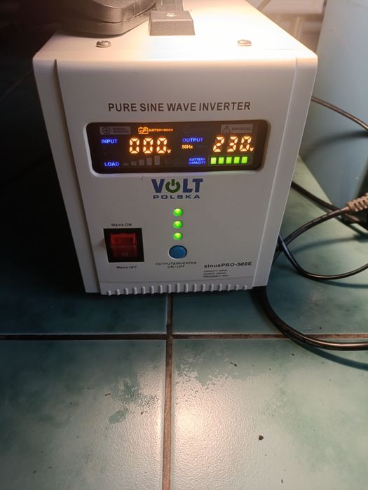 Безперебійник інвертор ups volt polska e500+ гелевий акумулялятор 119